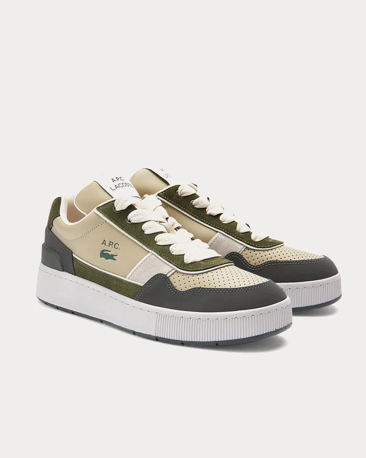 Ace Khaki / Off White Low Top Sneakers