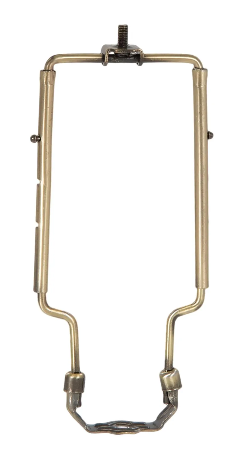 Adjustable Lamp Harp, Antique Brass Finish, Heavy Duty (12789A)