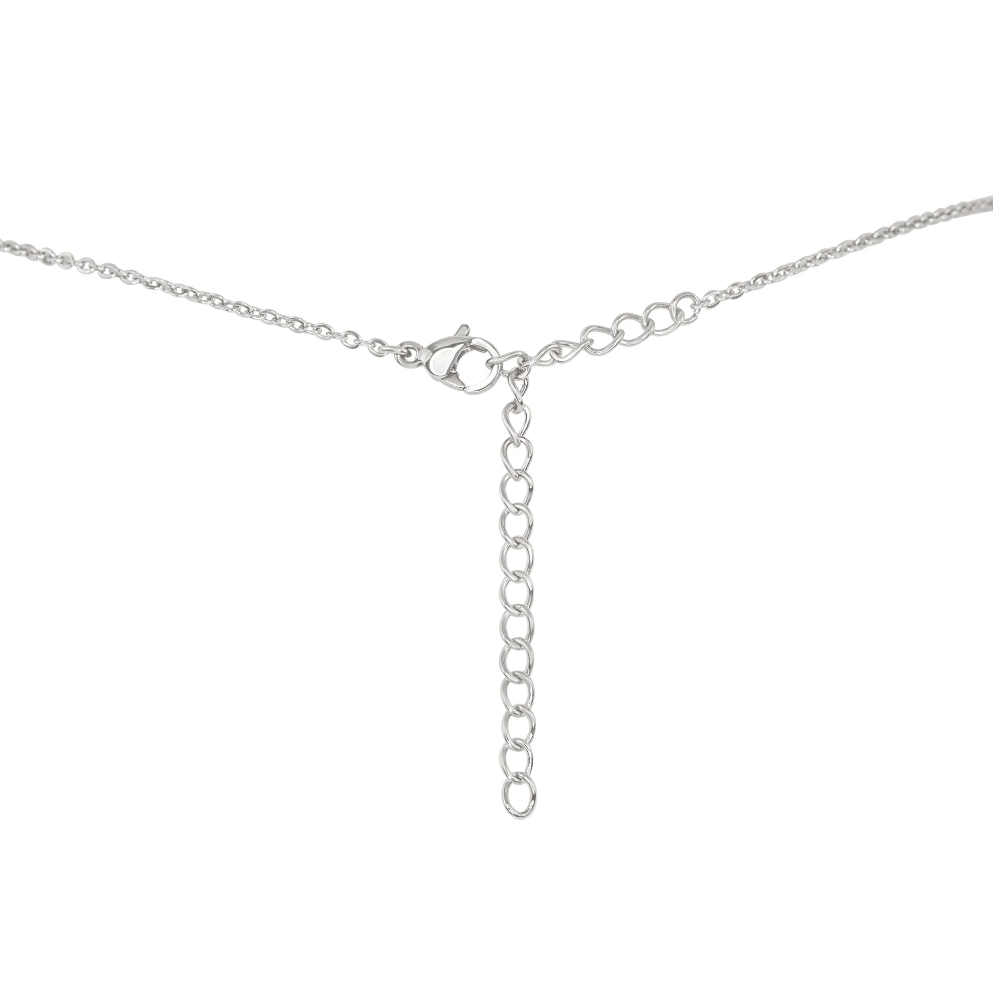 Amethyst Mini Double Terminated Crystal Point Pendant Choker Necklace