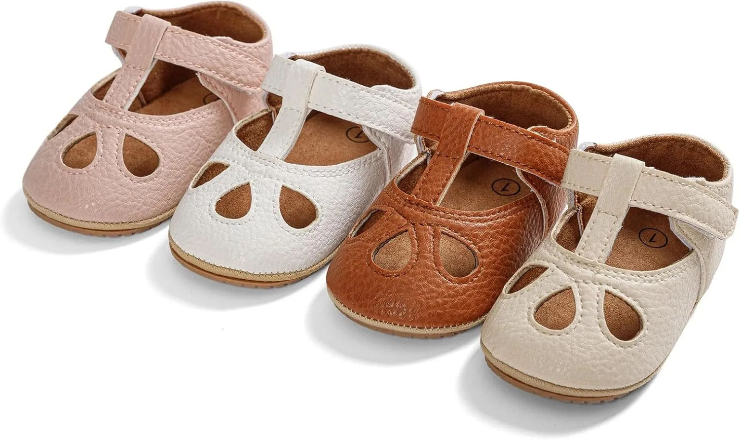 Baby Girls Boys Sandals Non Slip Flats Adjustable Straps Close Toe Water Shoes Infant Comfortable Beach Casual Sandals