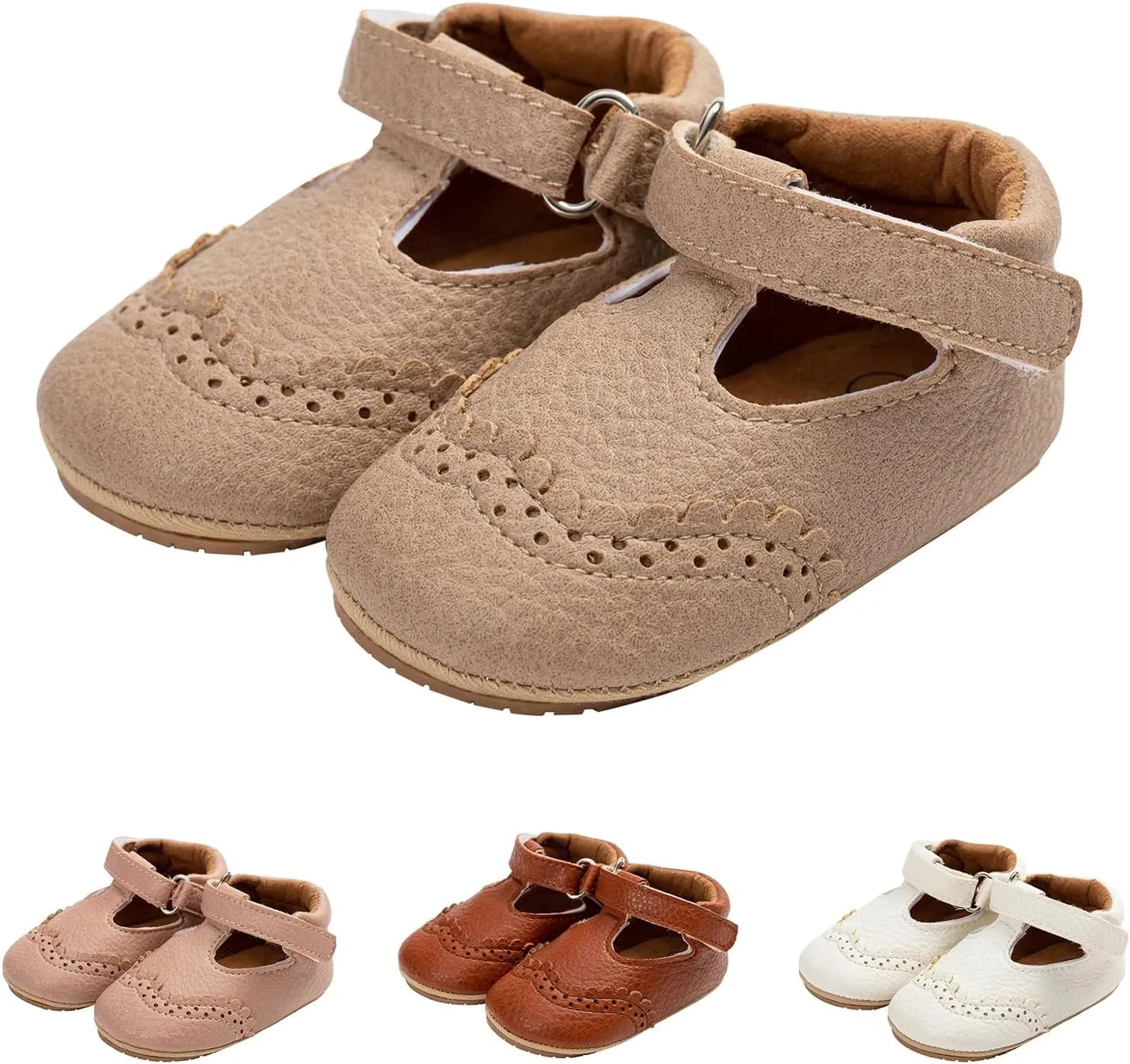 Baby Girls Boys Sandals Rubber Non Slip Flats Close Toe Adjustable Straps Sandals Infant Boy Athletic Water Shoes