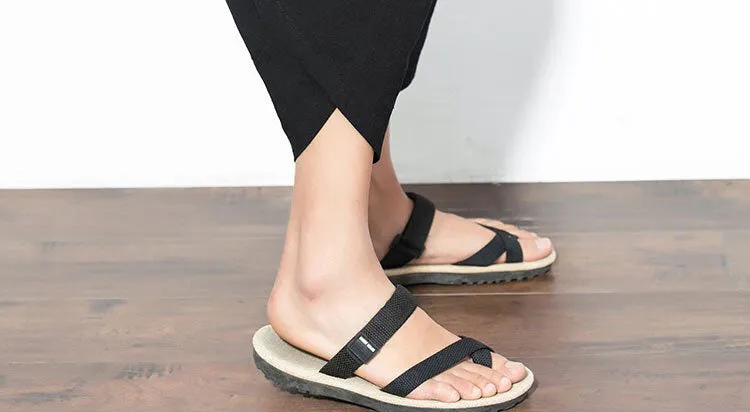 Black Drawstring Cropped Pants