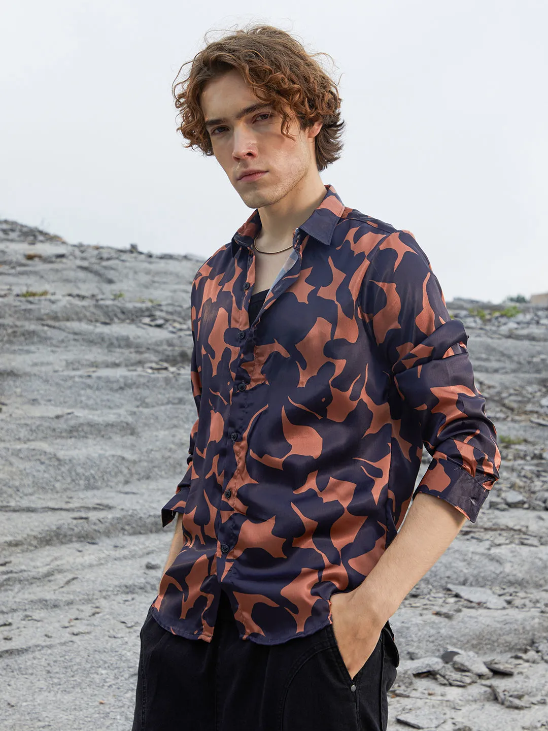 Botanical Imprint Shirt