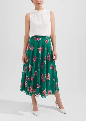 Carly Skirt 0123/7417/9022l00 Green-Multi