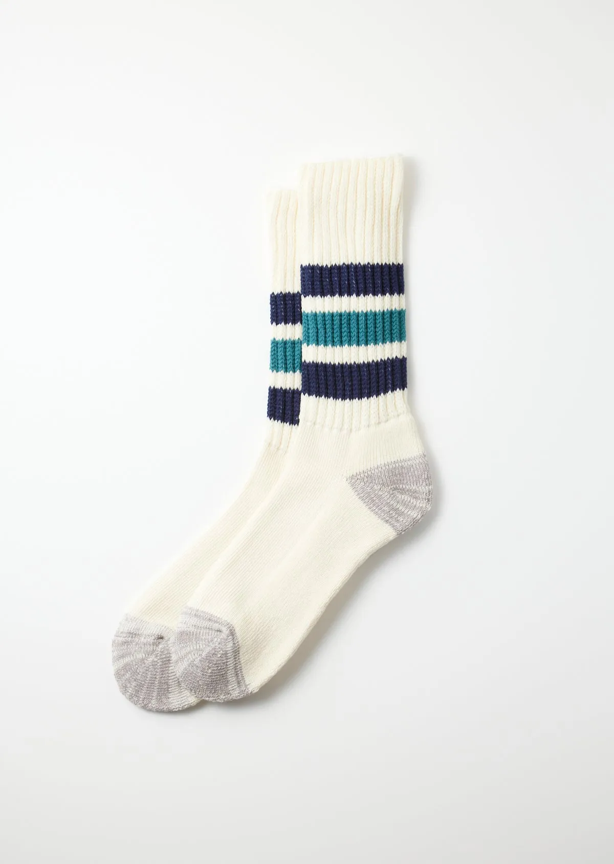 Coarse Ribbed Oldschool - Navy Blue/NW Green - R1255
