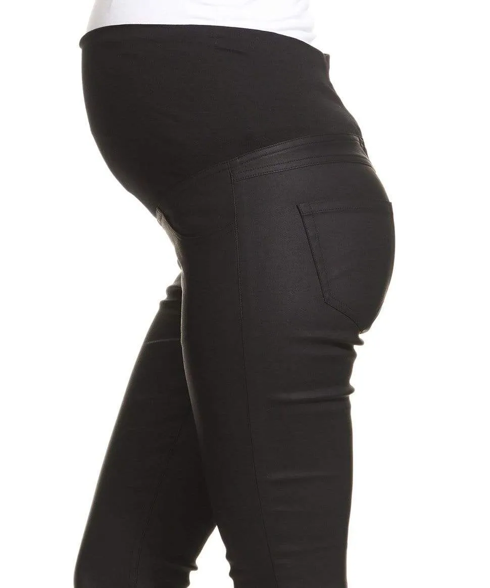 Coated Overbelly Jeans