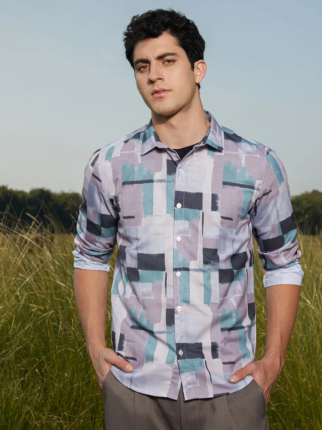 Cubic-Overlap Shirt