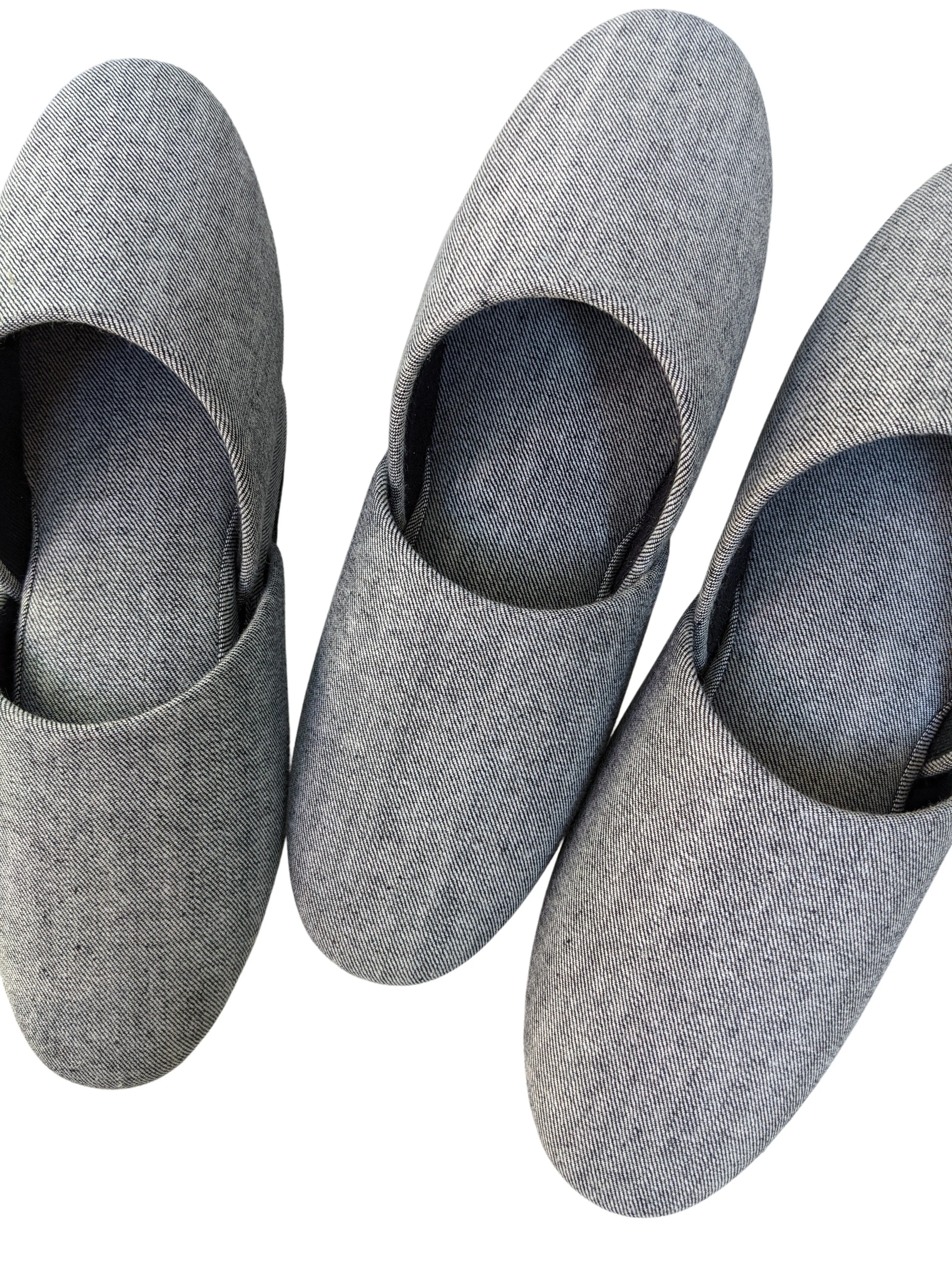 Denim Hiroshima Slippers Simple B-type 3 sizes [Medium / Large / XL]