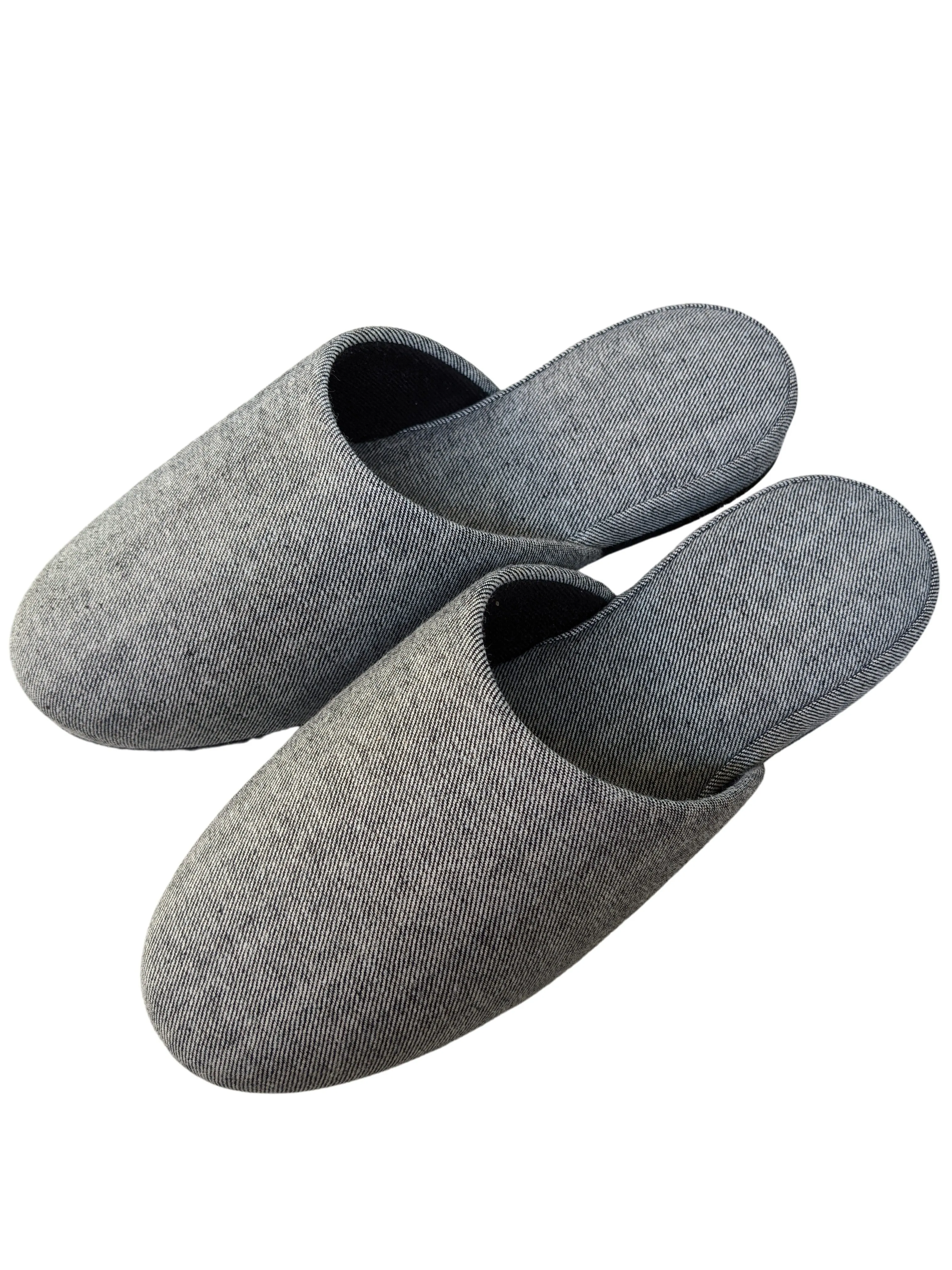 Denim Hiroshima Slippers Simple B-type 3 sizes [Medium / Large / XL]