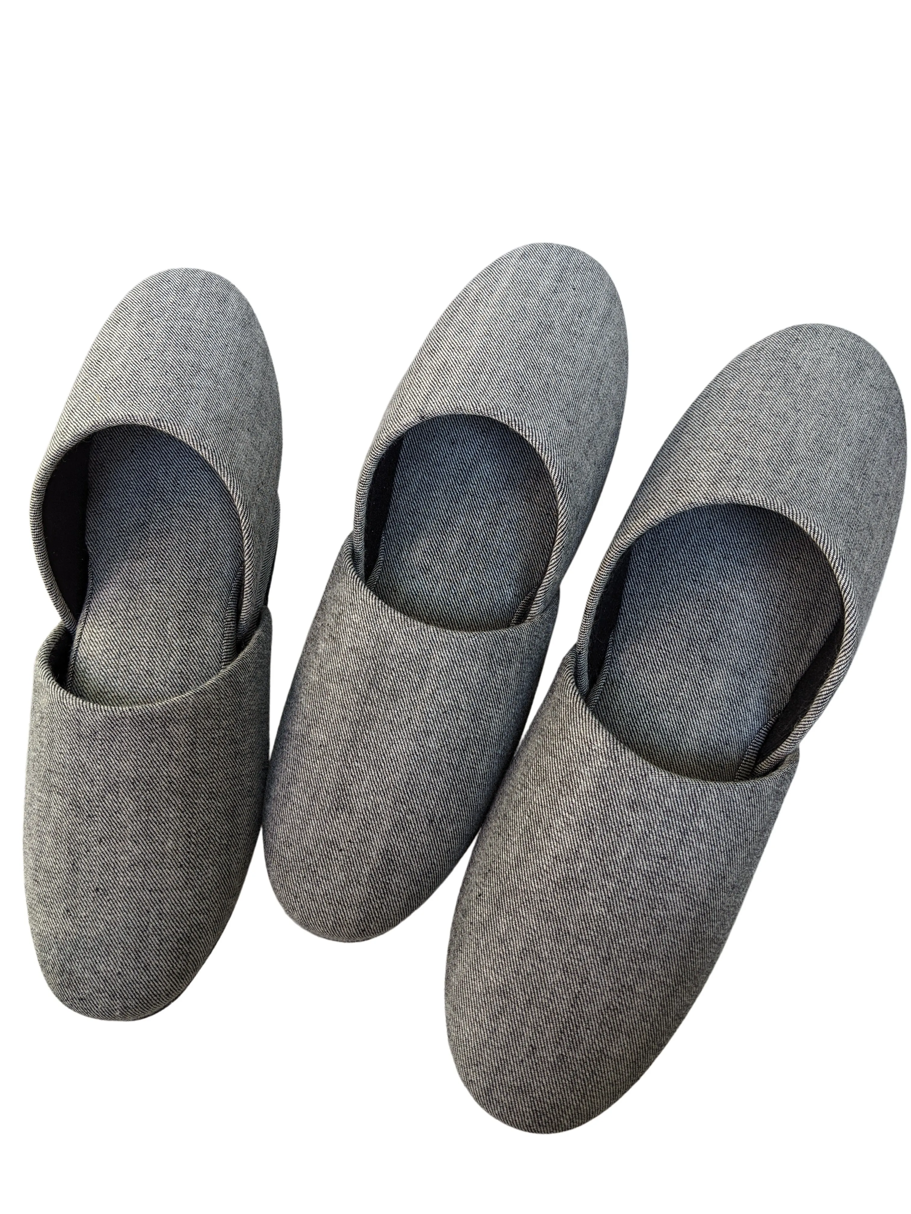 Denim Hiroshima Slippers Simple B-type 3 sizes [Medium / Large / XL]