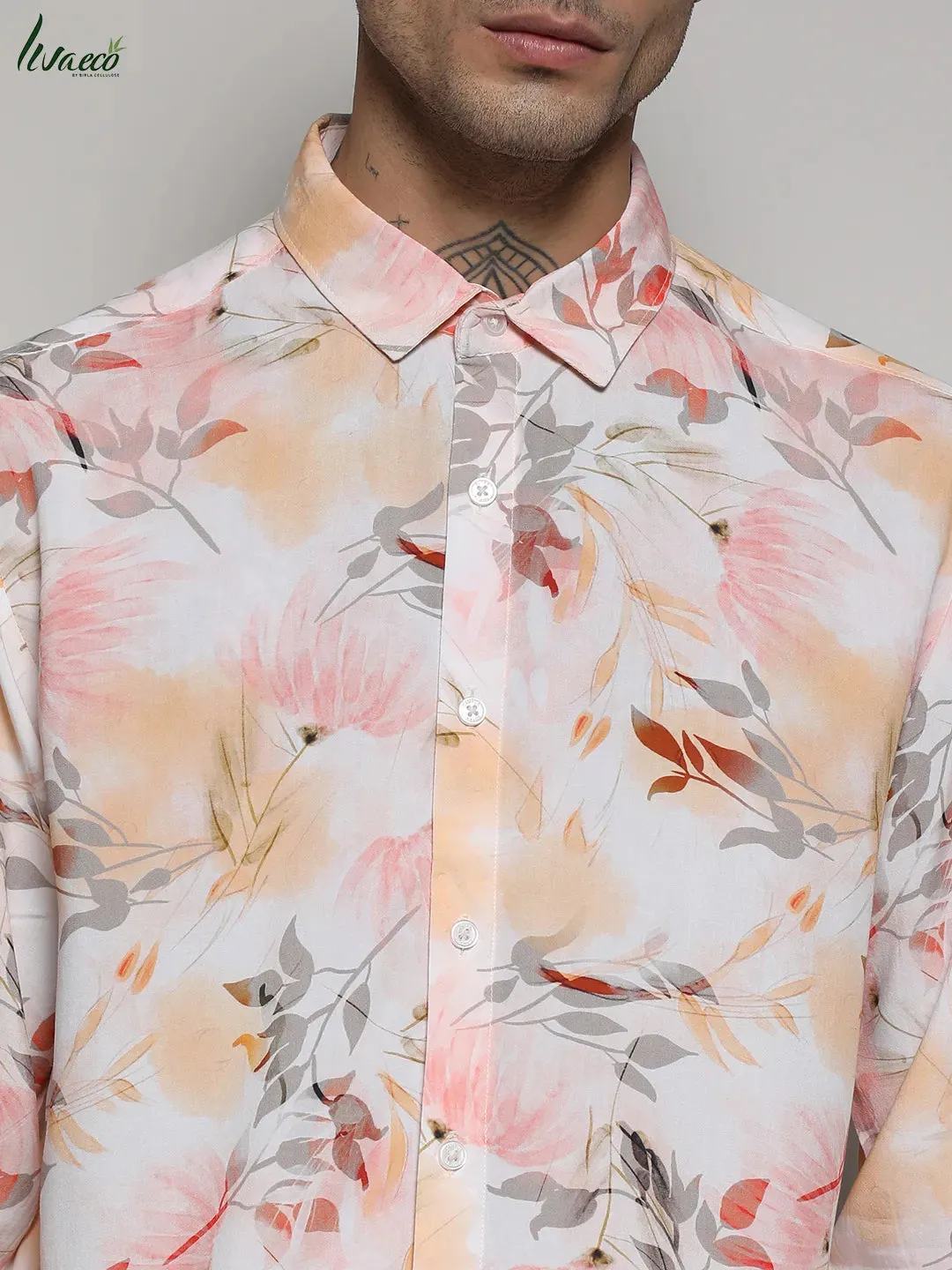 Ecoliva Faded Botanical Shirt