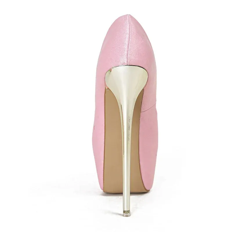 Elegant Peep Toe Heels