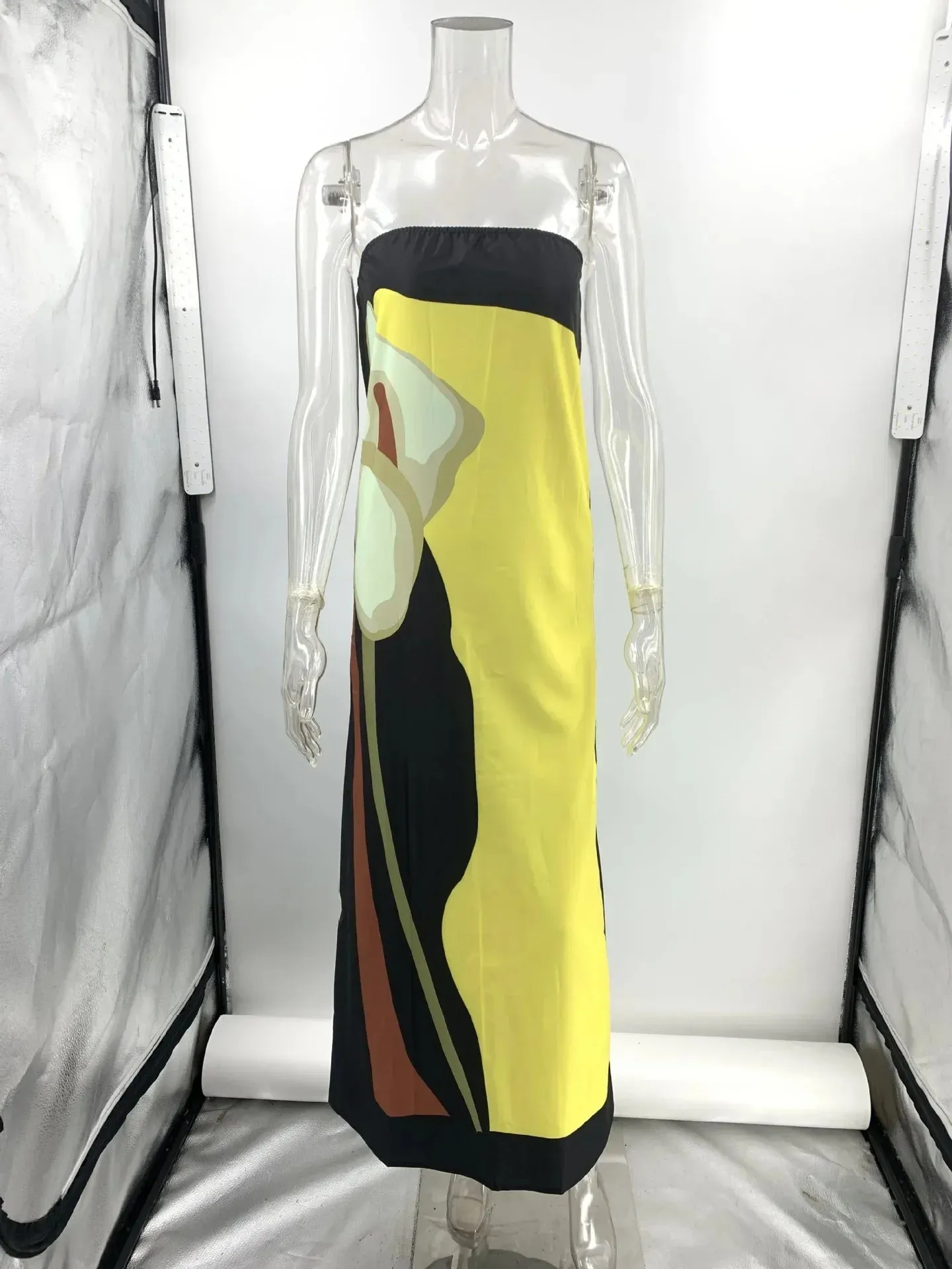 Elegant Tube Maxi Dress