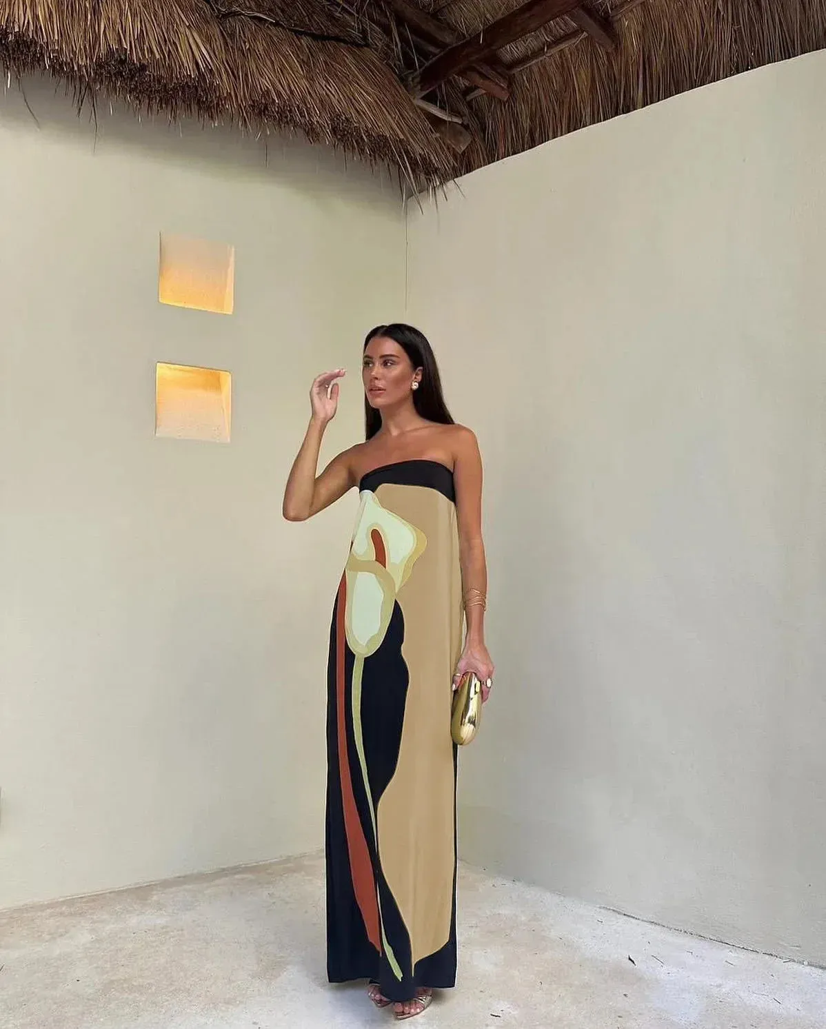 Elegant Tube Maxi Dress