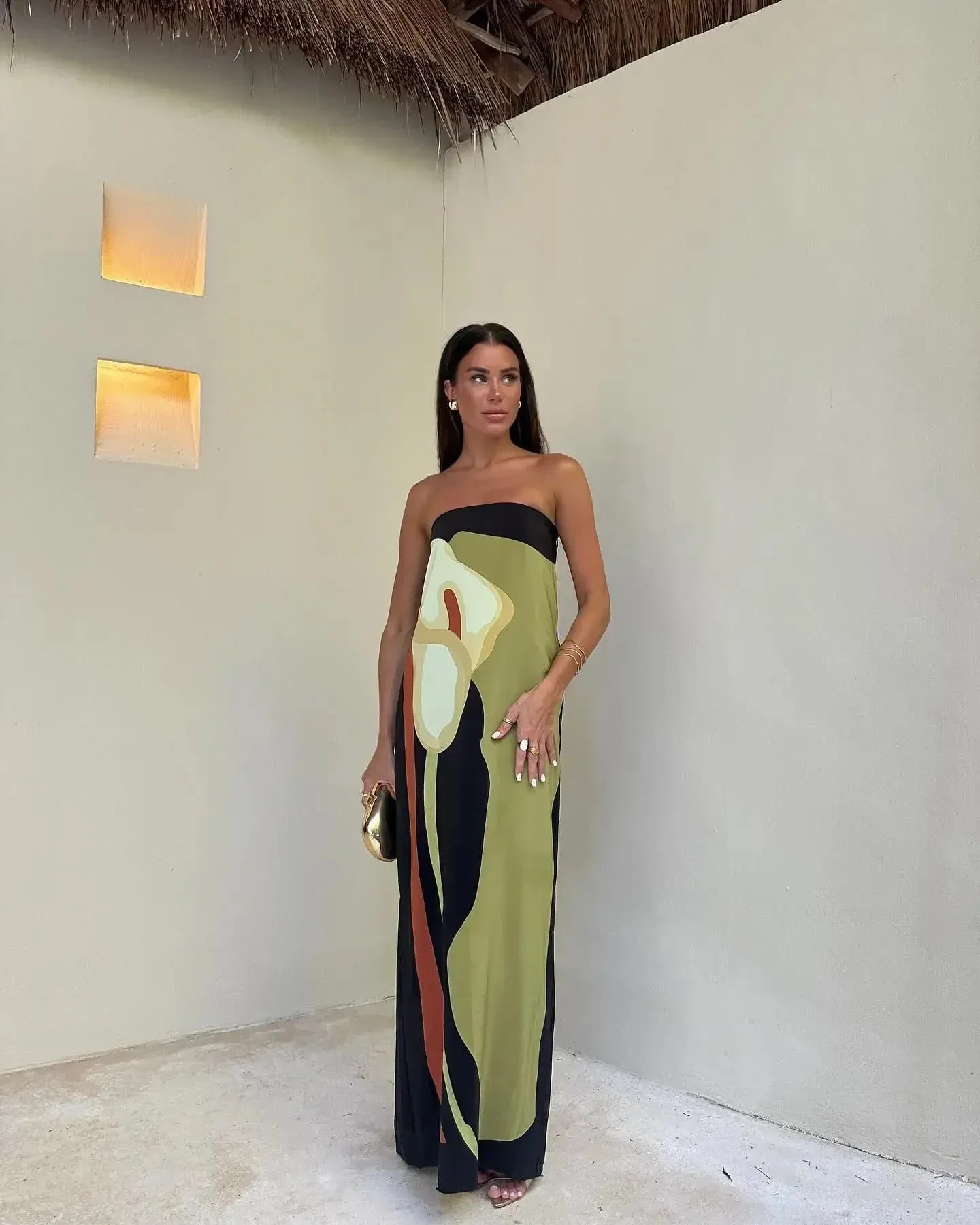 Elegant Tube Maxi Dress