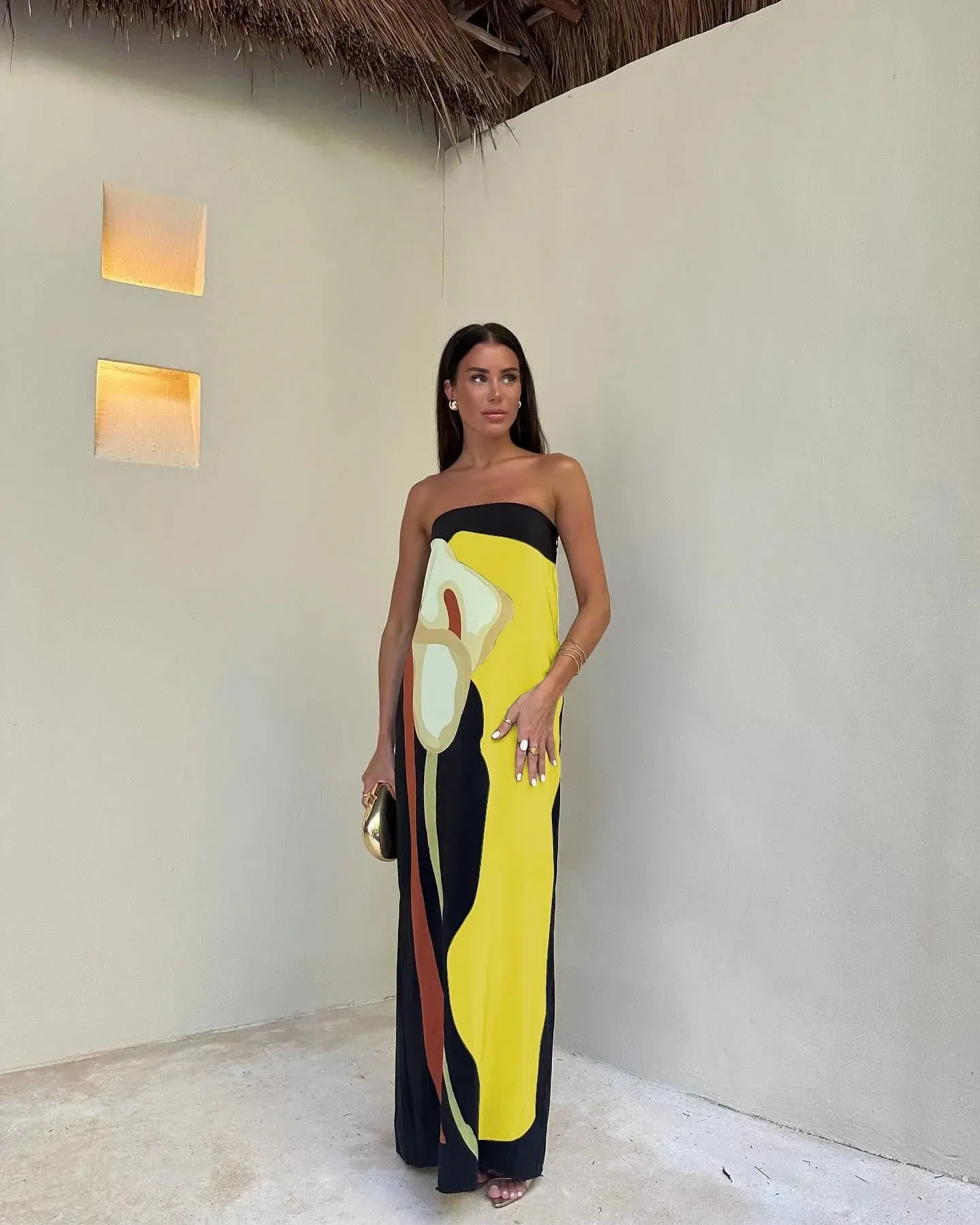 Elegant Tube Maxi Dress