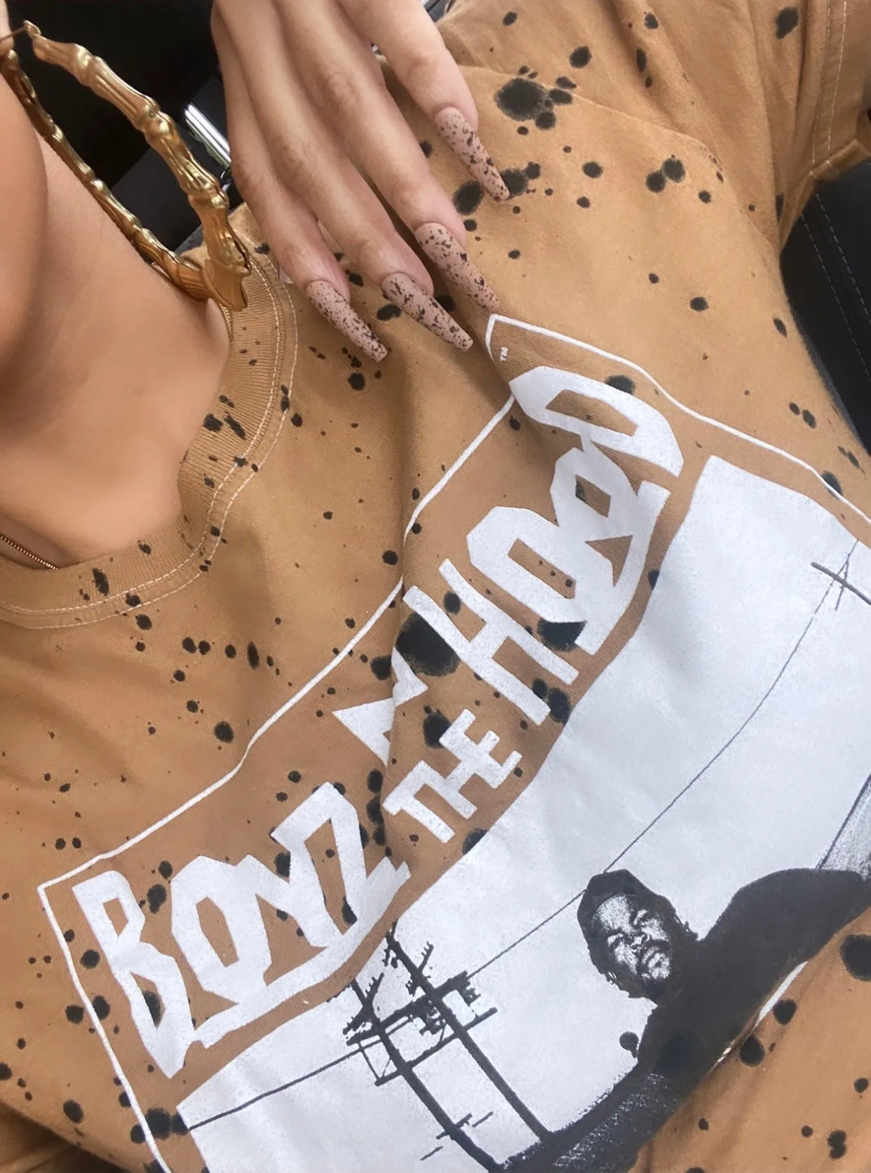 Fall for the Shade: She's a Real One | Nude & Black Speckles | Matte | 20 NAILS PRESS-ON SET
