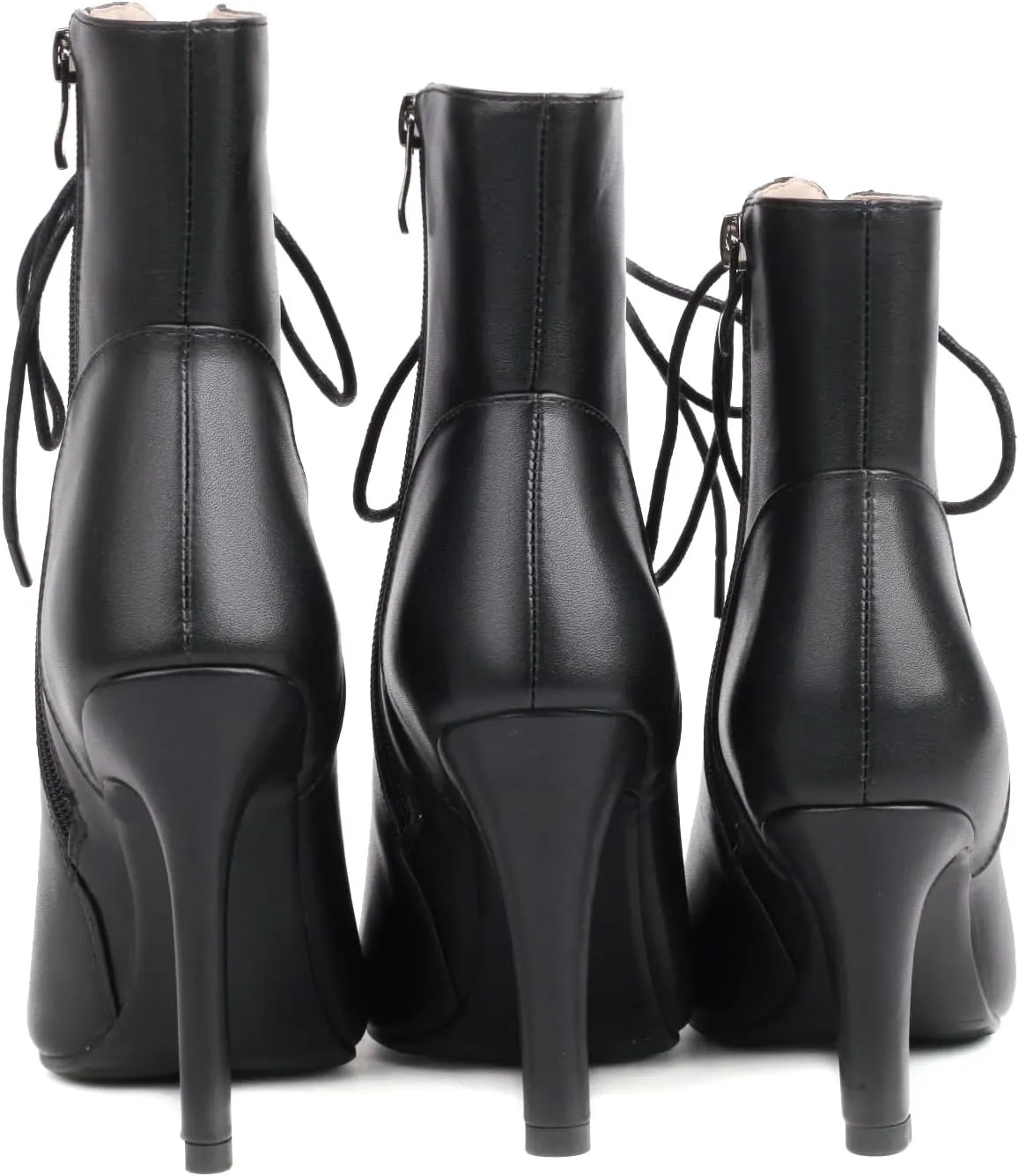 FENIKUSU Women's Dance Shoes High Heels Sexy Stilettos for Ballroom Peep-Toe Dancing Boots Model F2