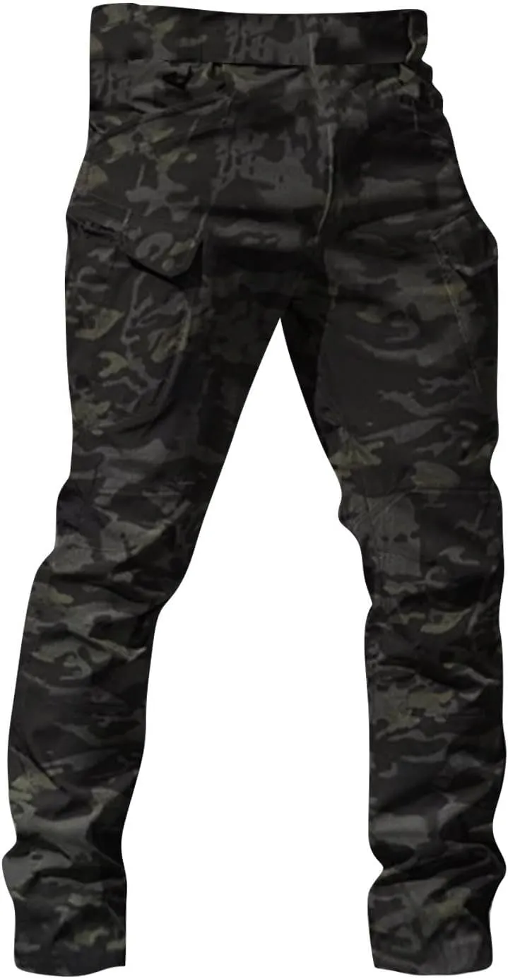 Fit Cargo Pants for Men, Summer Outdoor Lightweight Work Travel Hiking Pants Men