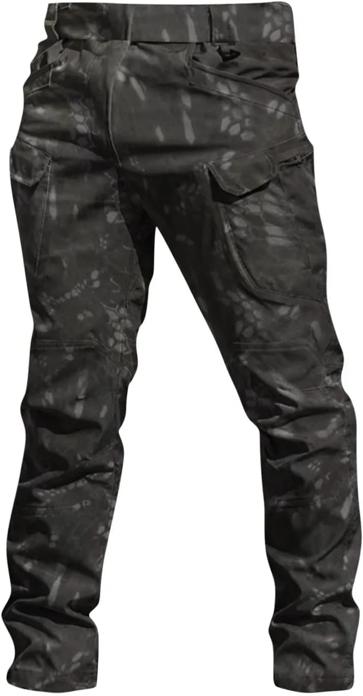 Fit Cargo Pants for Men, Summer Outdoor Lightweight Work Travel Hiking Pants Men