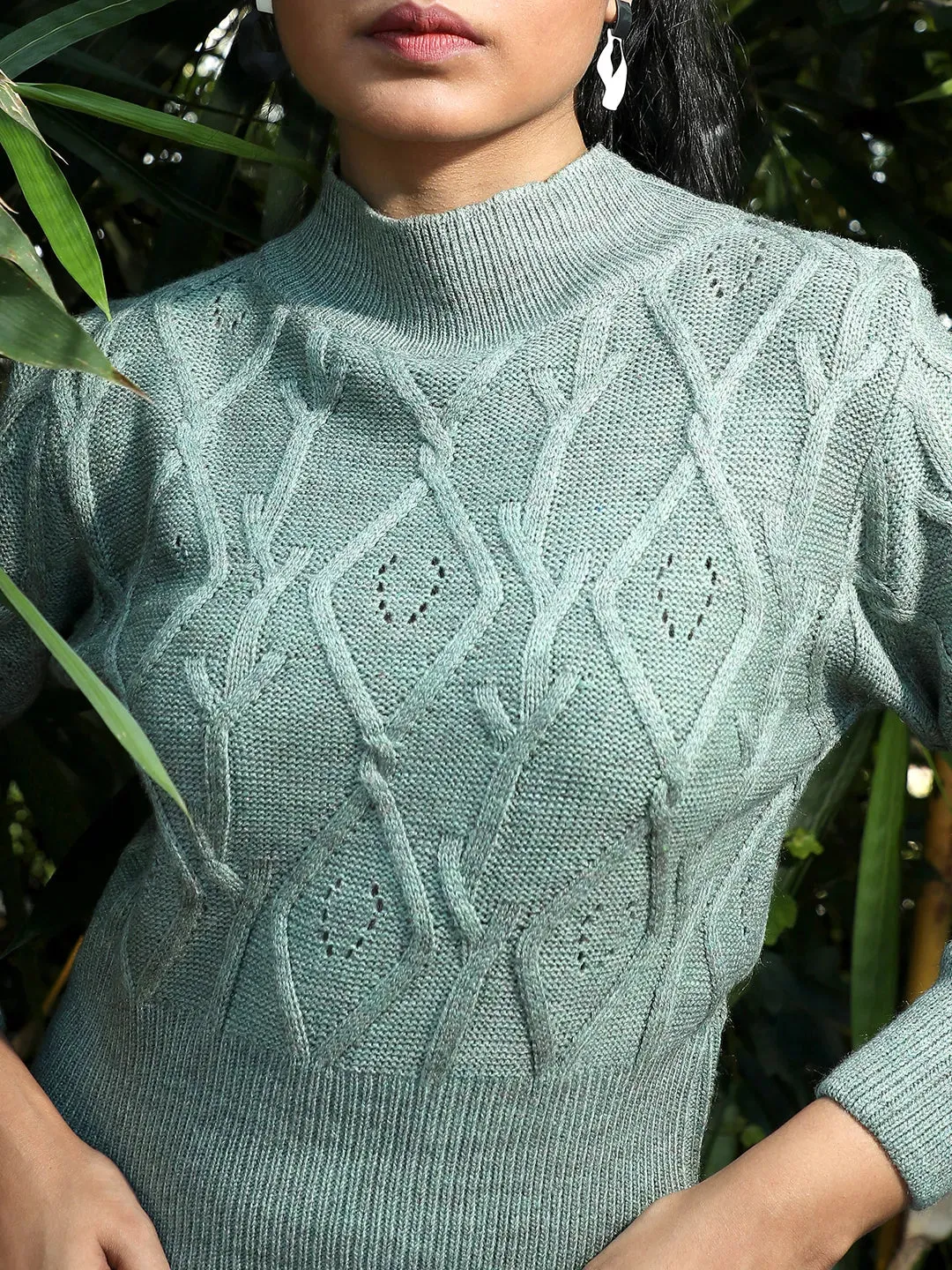 Geometric Knit Sweater