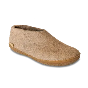 Glerups Shoe - Sand with Rubber Sole
