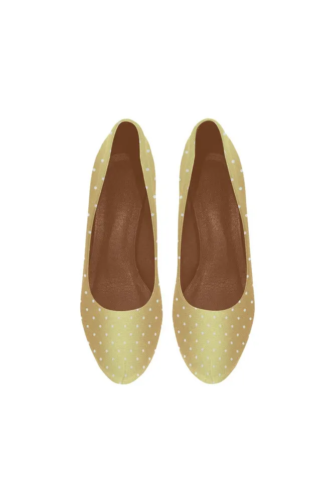 Golden Polka dot High Heels