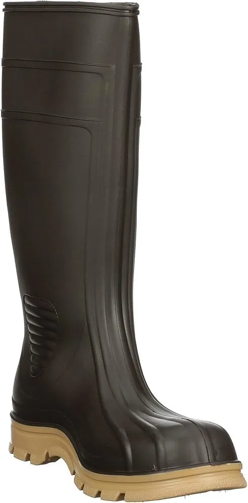 Heartland Barnyard 15 Agricultural Waterproof Work Boots for Men and Women - Lightweight PVC Boots with Comfort Footbed & Self-Cleaning Traction Outsole