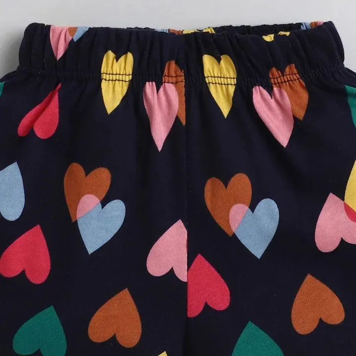 Hearts Printed Short