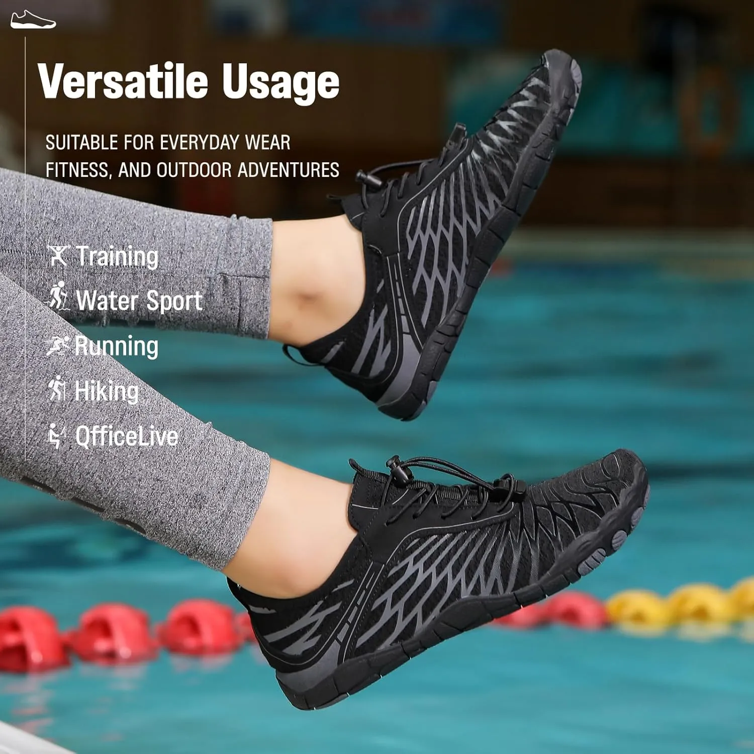 Hike Barefoot Shoes for Womens Mens, 2025 New Comfortable Healthy&Non-Slip Barefoot Vitality Shoes Women's Minimalist Athletic Footwear, Wide Toe Box Water Shoe for Women Men,Hiking Walking Daily Wear