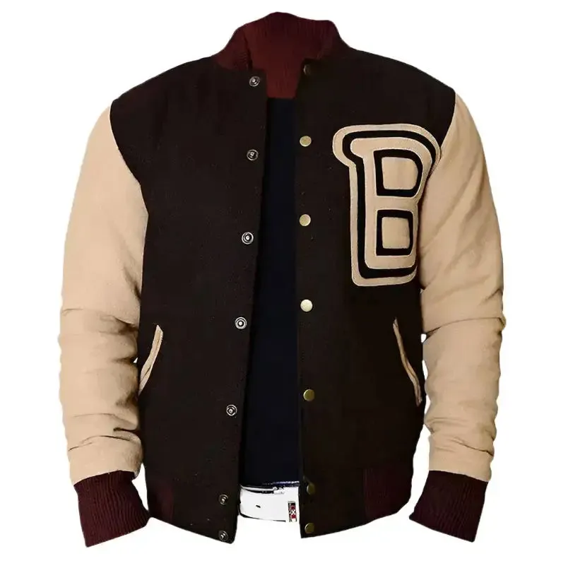 Hotline Miami Men's Wool Bomber Varsity Jacket – Retro Stylish Look