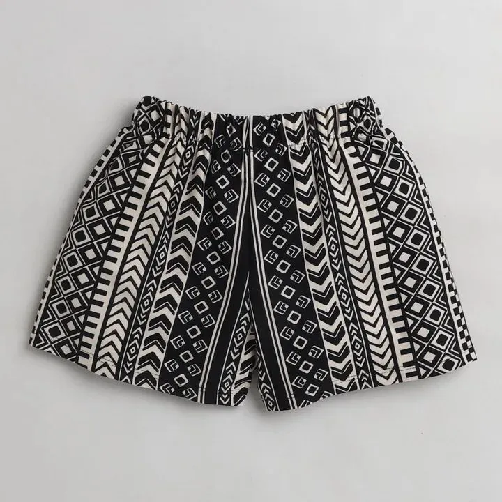 Jacquard Printed Short