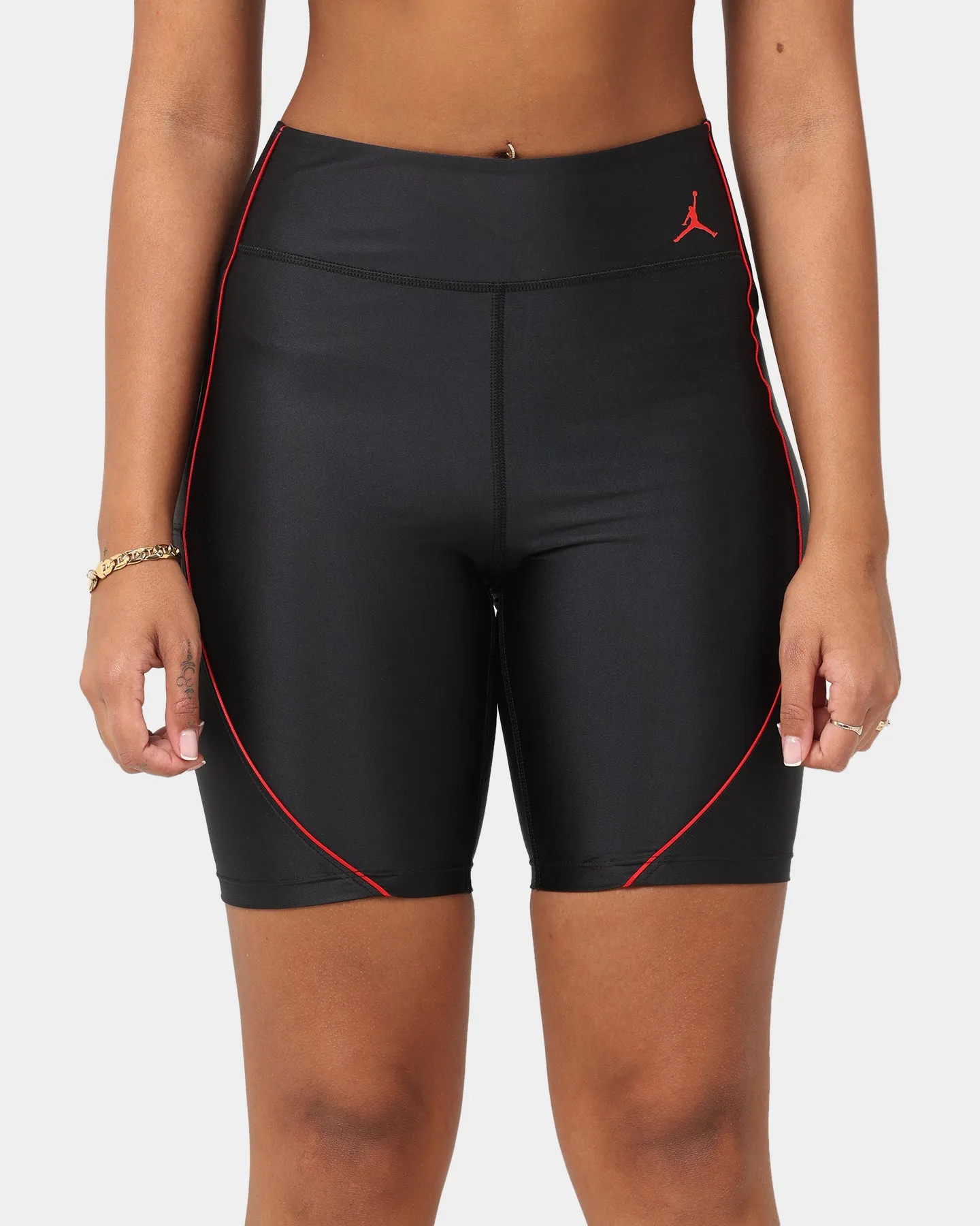 Jordan Women's Essentials Bike Shorts Black/Uni Red
