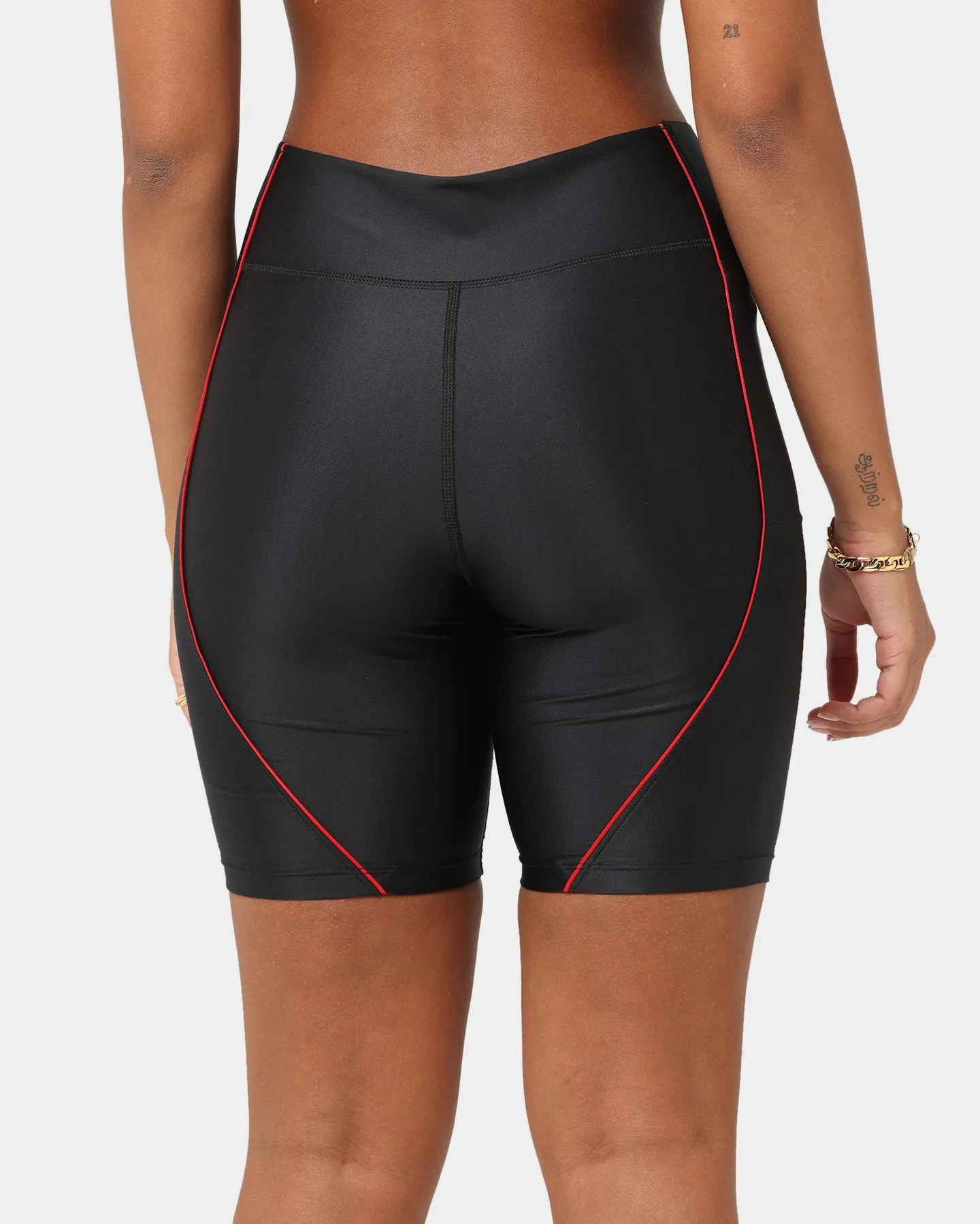 Jordan Women's Essentials Bike Shorts Black/Uni Red