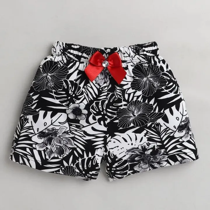 Leaves Printed Short
