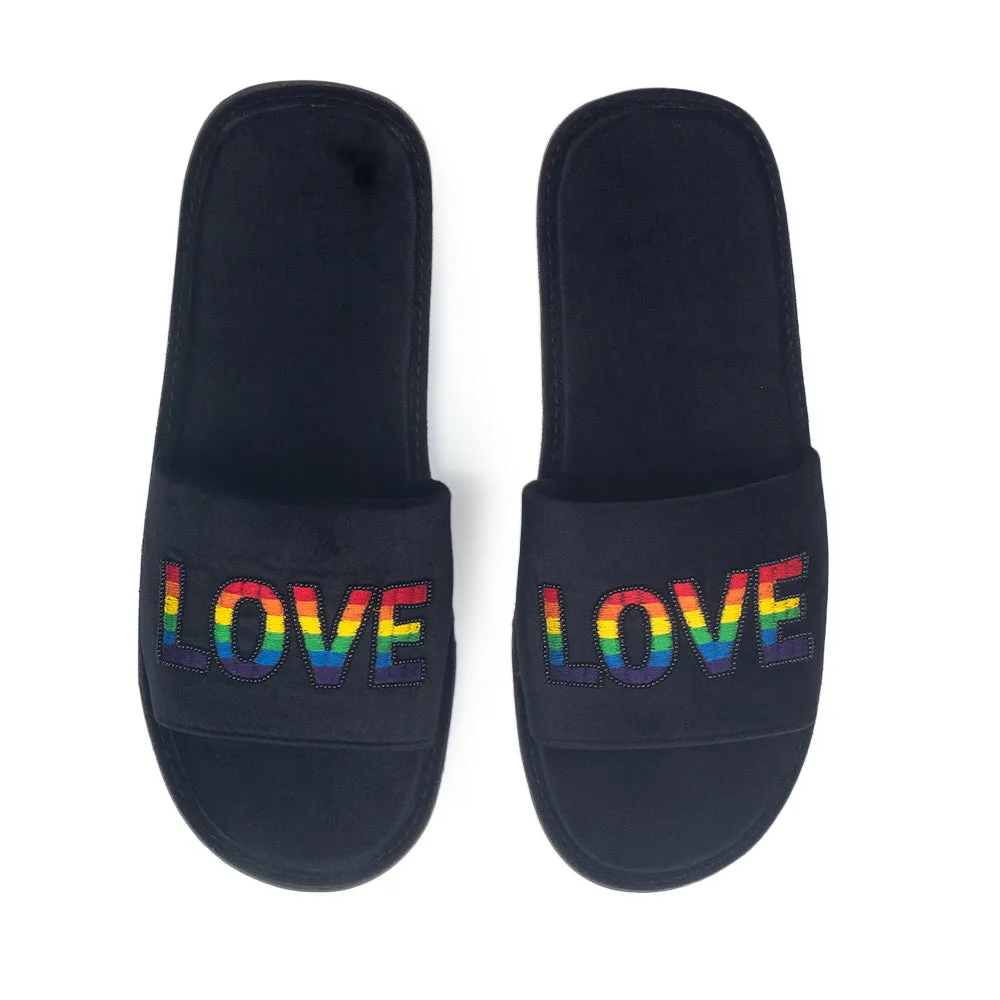 LOVE Domani Slippers Women (Black-Multi)