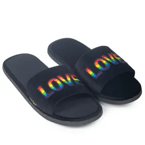 LOVE Domani Slippers Women (Black-Multi)