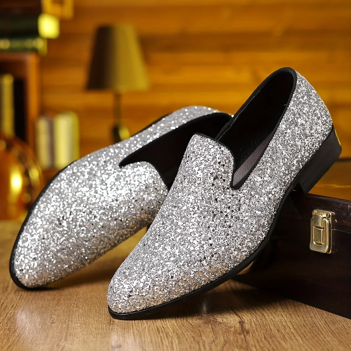 Men's Purple Party Dress Shoes | Loafers For Night Club