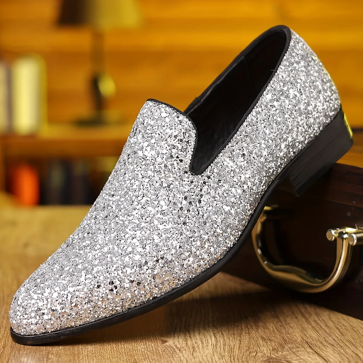 Men's Purple Party Dress Shoes | Loafers For Night Club
