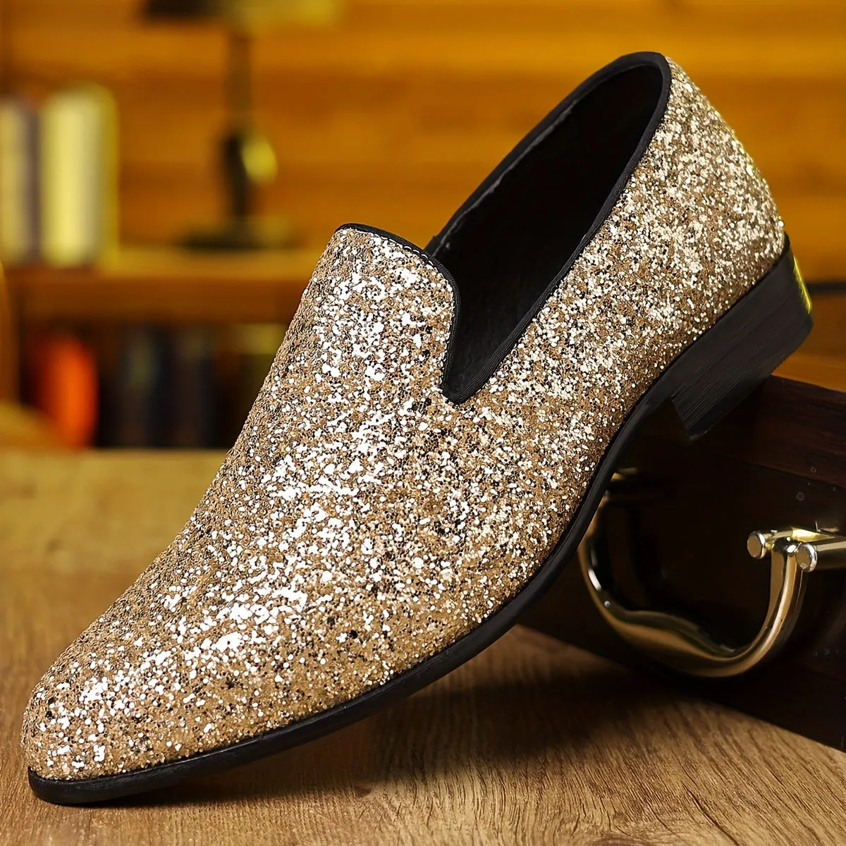 Men's Purple Party Dress Shoes | Loafers For Night Club