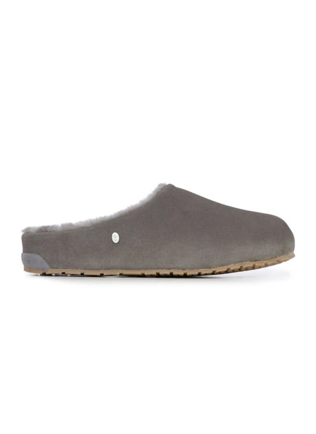 Monch Charcoal Shearling Slipper
