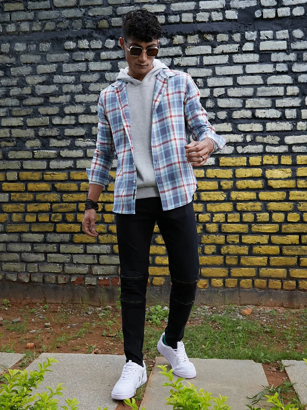 Multi Checks Print Shirt