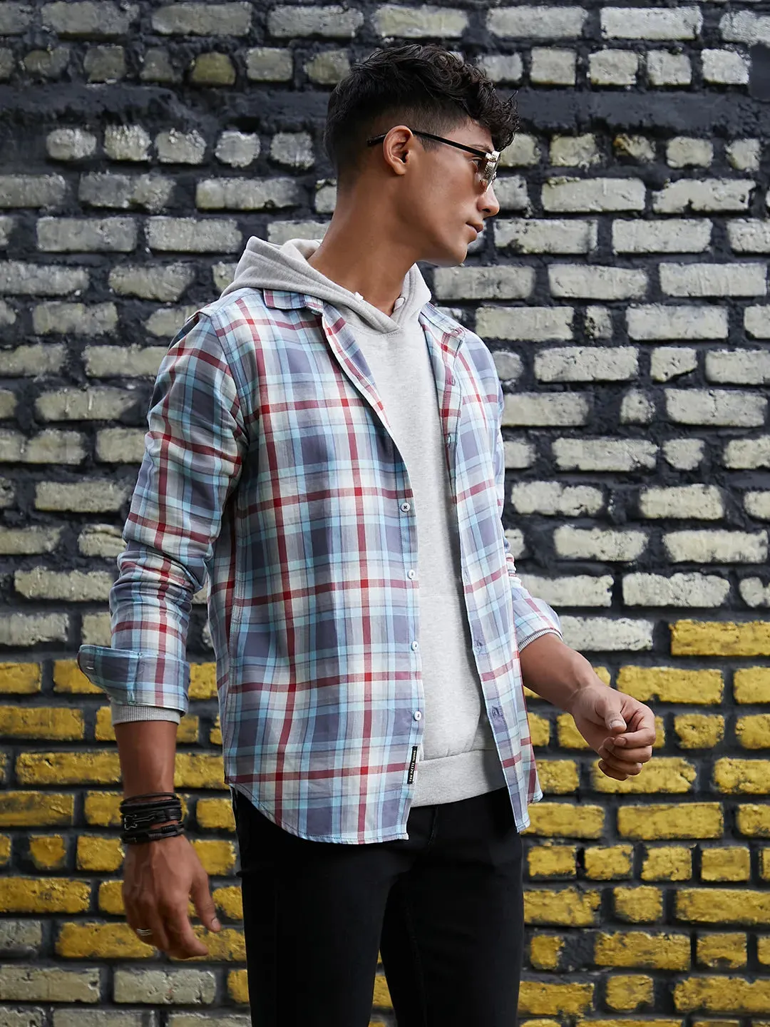 Multi Checks Print Shirt