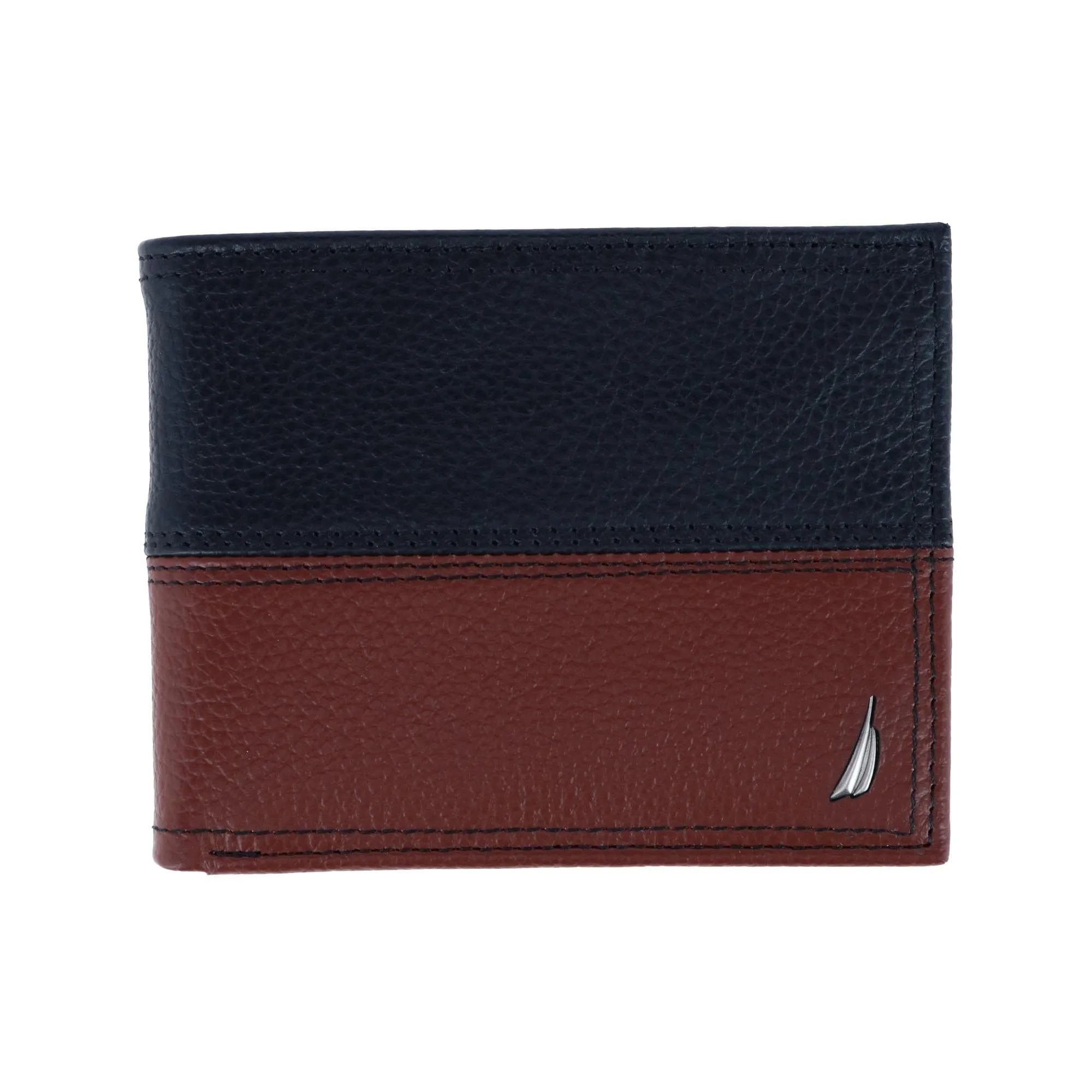 Nautica Men's Two Tone Bifold Wallet