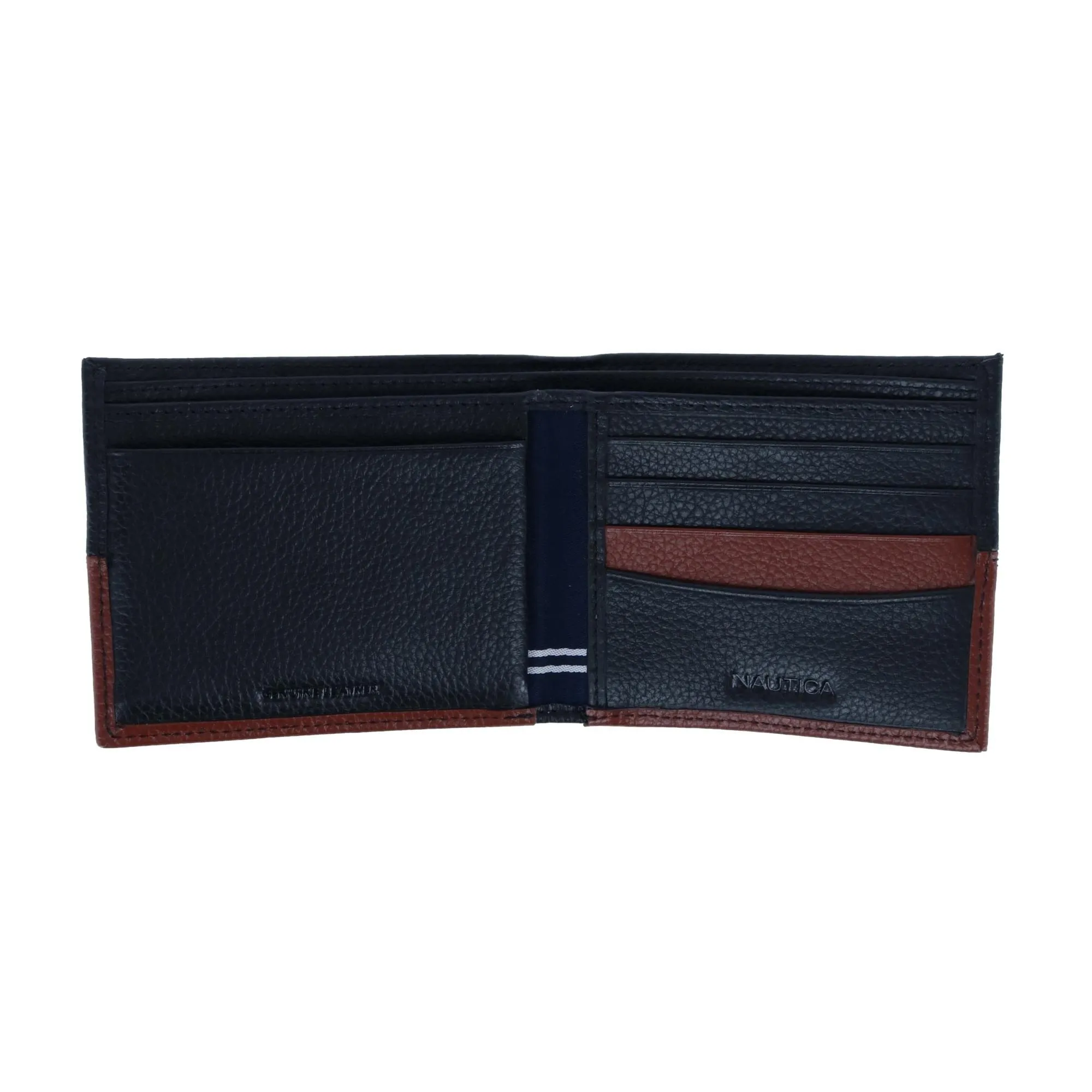 Nautica Men's Two Tone Bifold Wallet