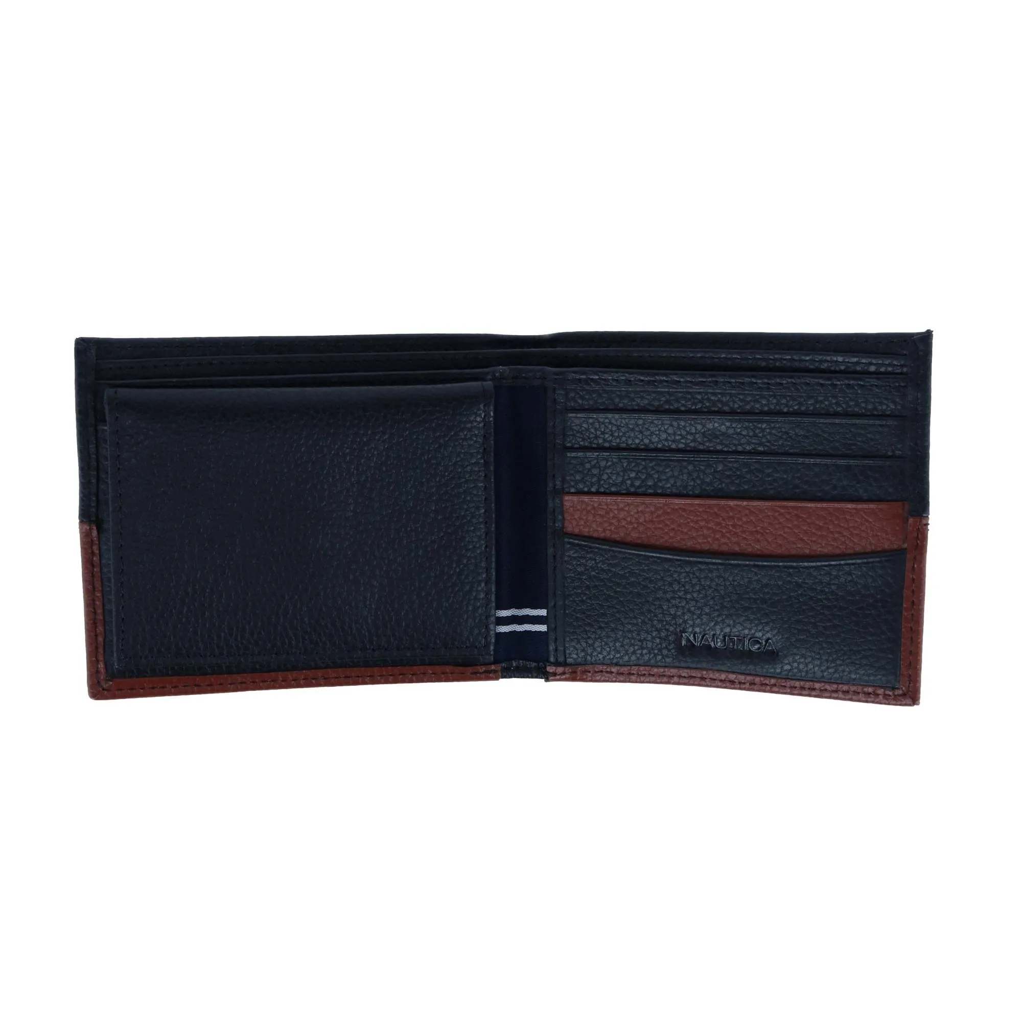 Nautica Men's Two Tone Bifold Wallet
