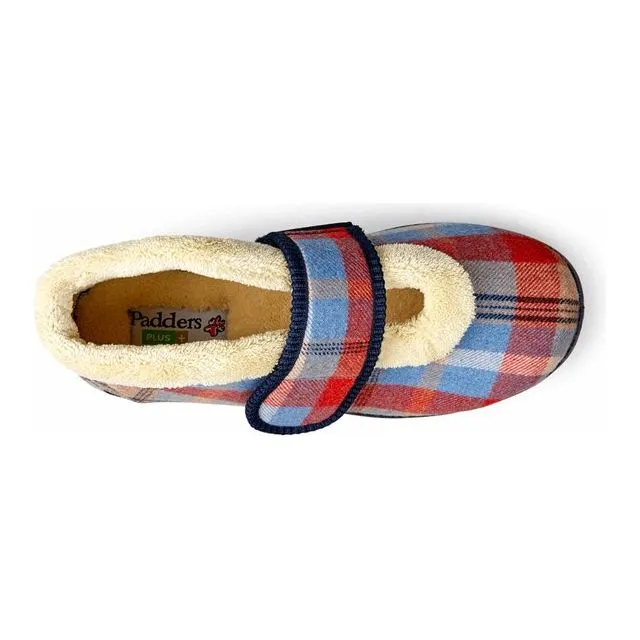 Padders Womens Slipper Hush Navy Combi