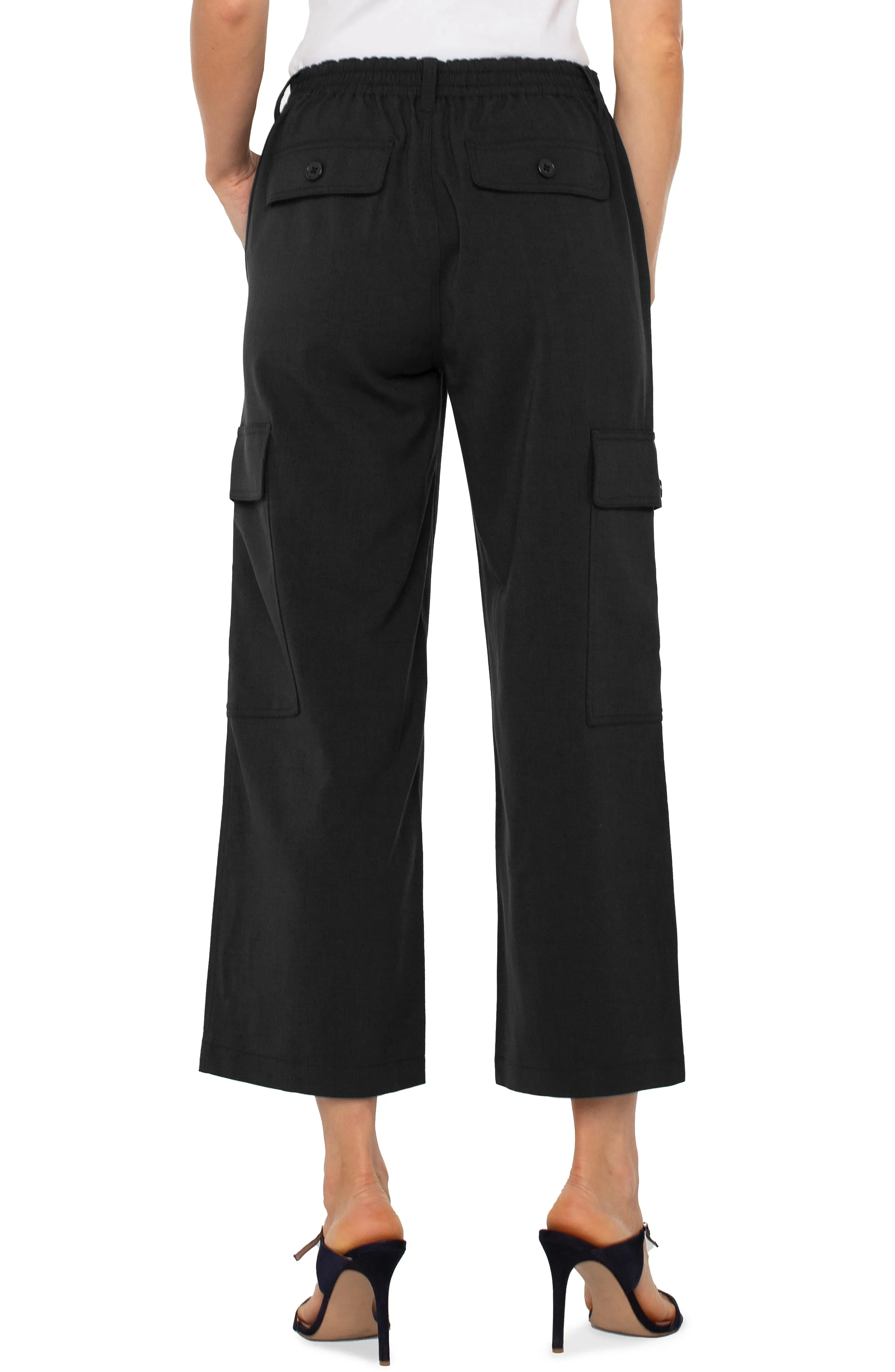 PETITE HI-RISE CARGO CROP STRAIGHT