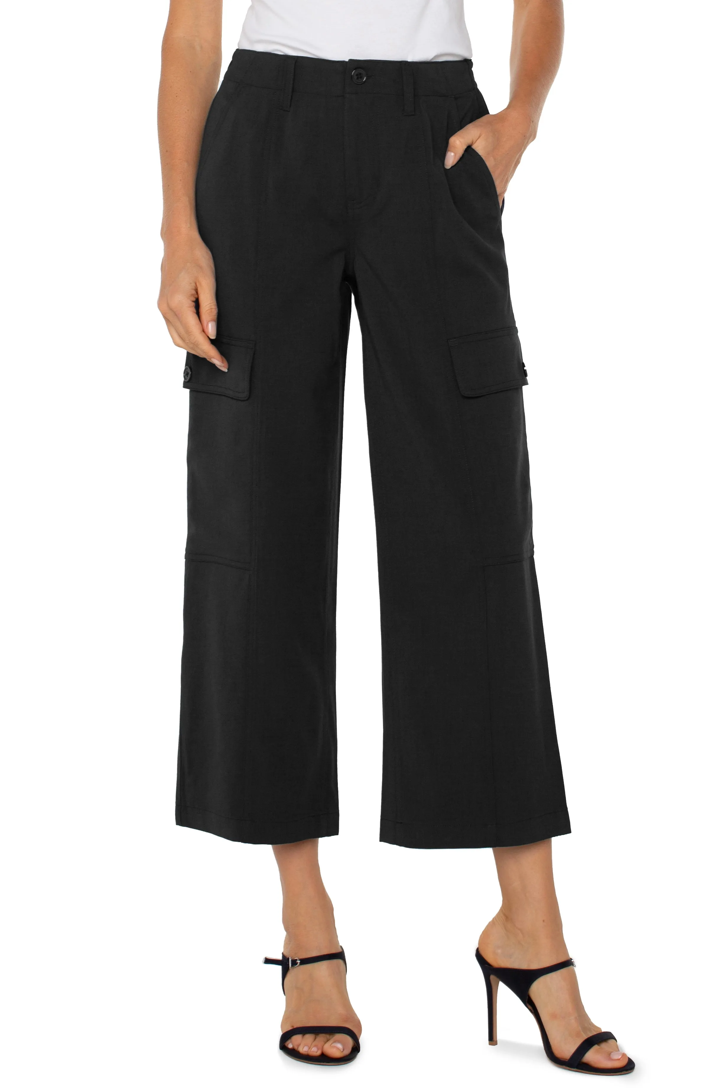 PETITE HI-RISE CARGO CROP STRAIGHT