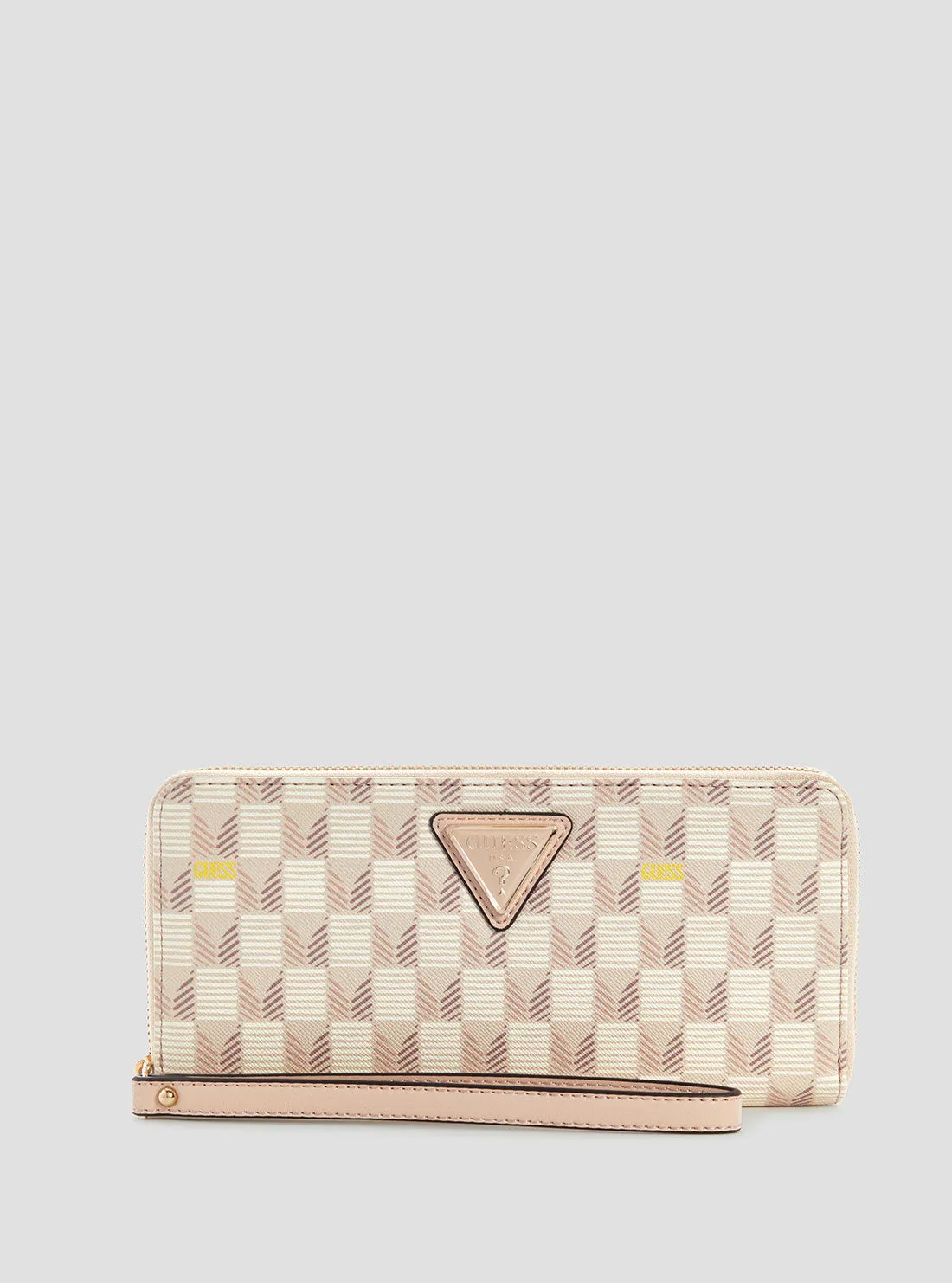 Pink Logo G Wave Medium Wallet